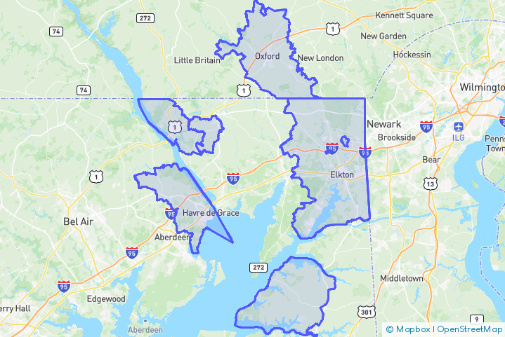 Service Area Map
