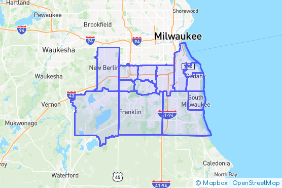 Service Area Map