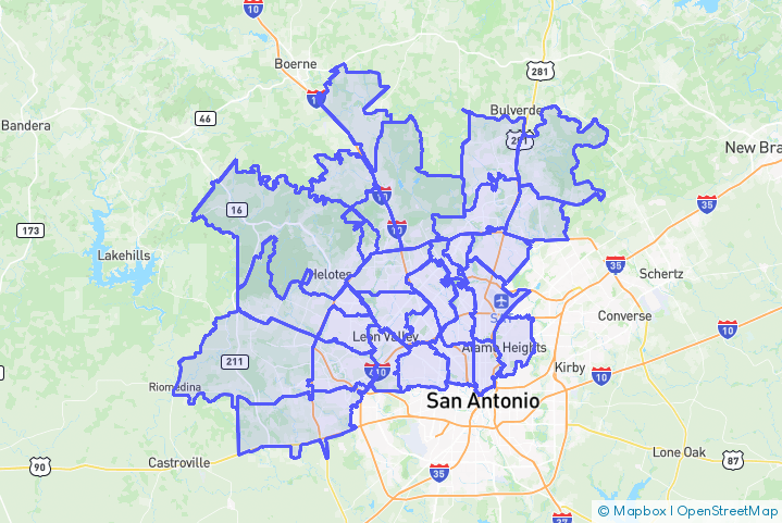 Service Area Map