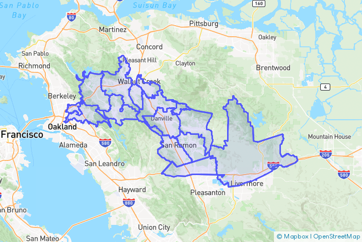 Service Area Map