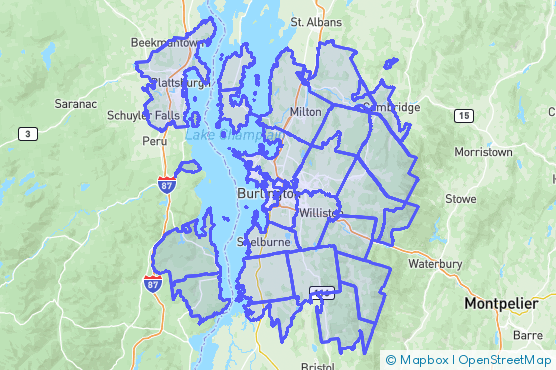 Service Area Map