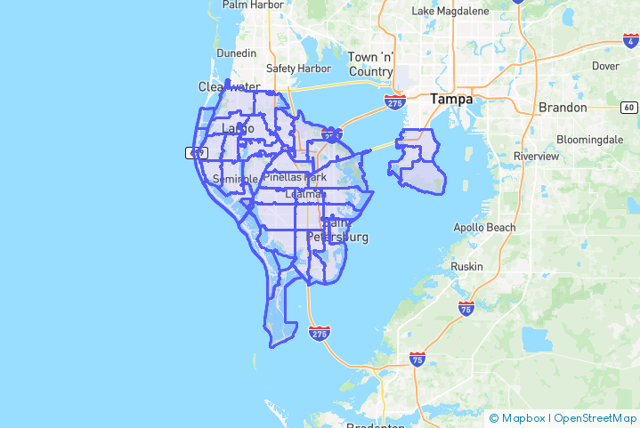 Service Area Map