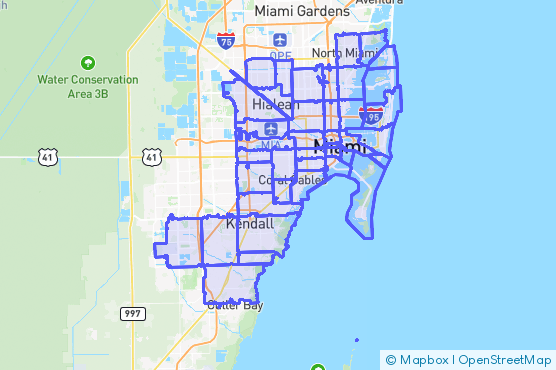 Service Area Map