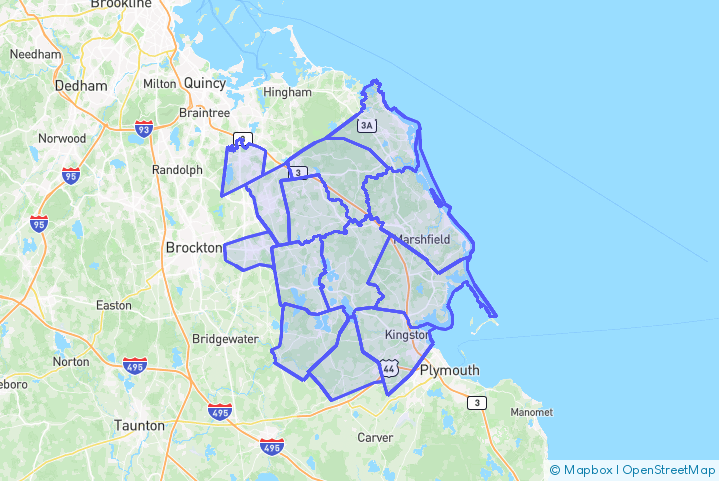 Service Area Map