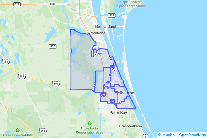 Service Area Map