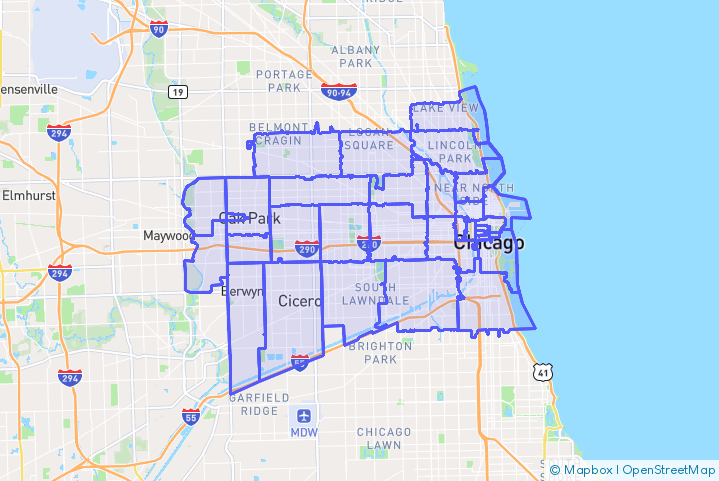Service Area Map