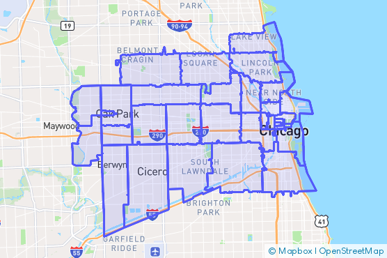 Service Area Map