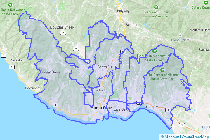 Service Area Map