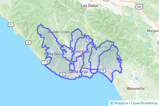 Service Area Map