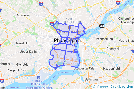 Service Area Map