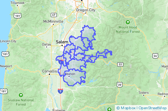 Service Area Map