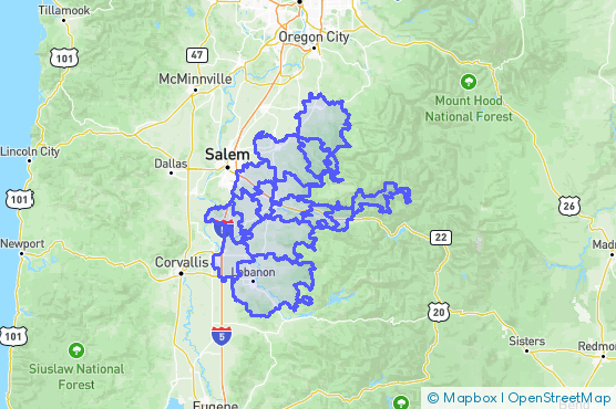 Service Area Map