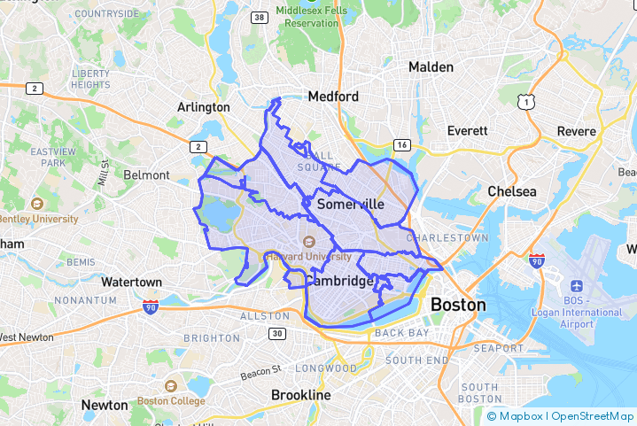 Service Area Map
