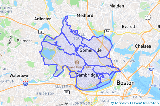 Service Area Map