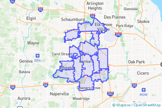 Service Area Map