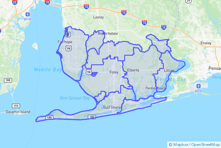 Service Area Map