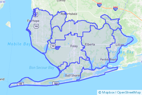 Service Area Map