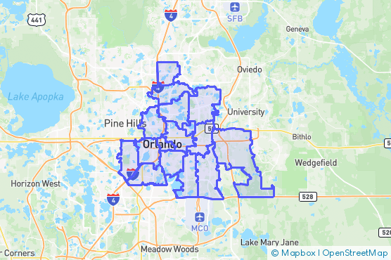 Service Area Map