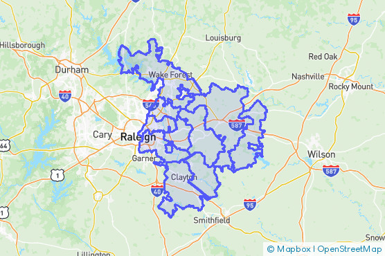 Service Area Map