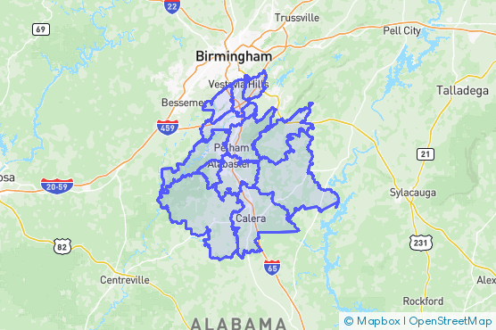 Service Area Map