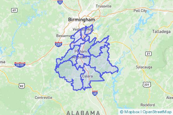 Service Area Map