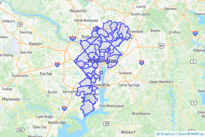 Service Area Map