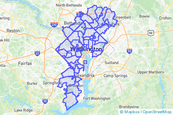 Service Area Map