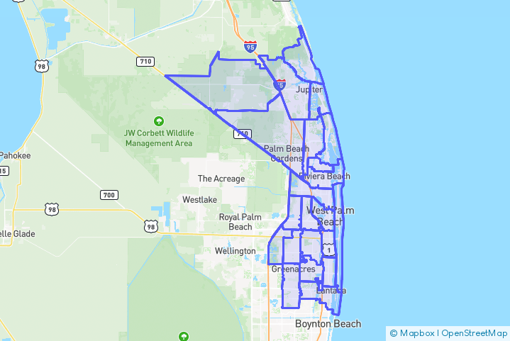 Service Area Map