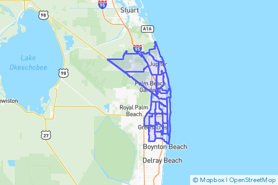 Service Area Map