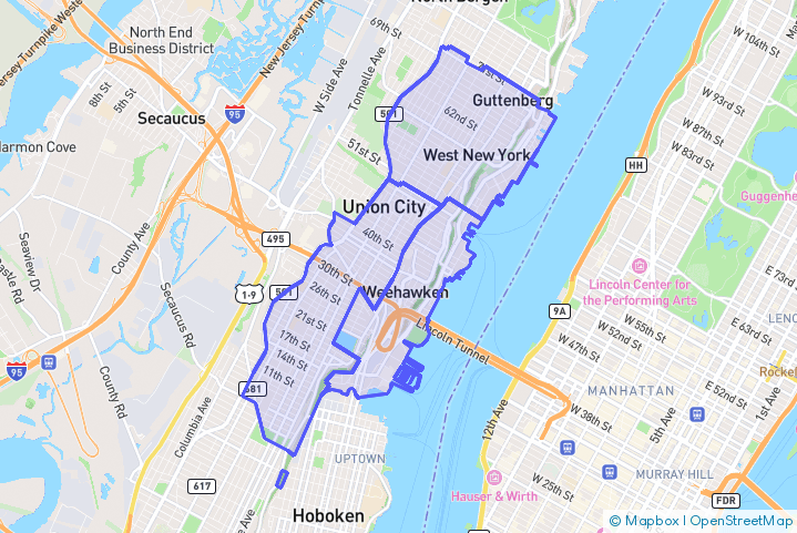 Service Area Map