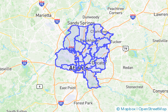 Service Area Map