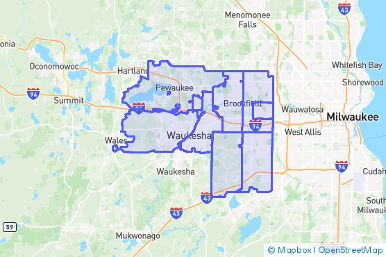 Service Area Map