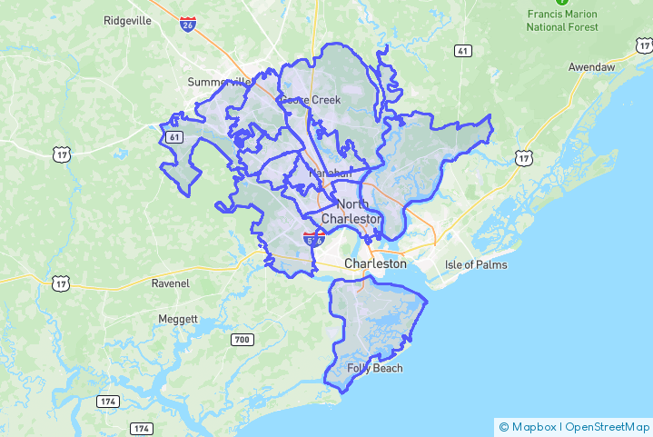 Service Area Map