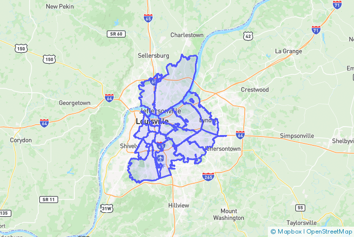 Service Area Map