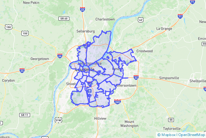 Service Area Map