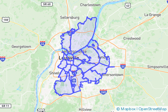 Service Area Map