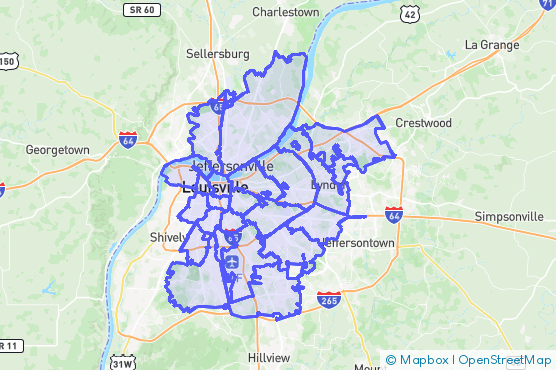 Service Area Map
