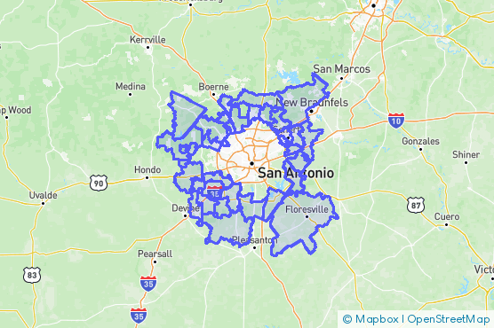 Service Area Map