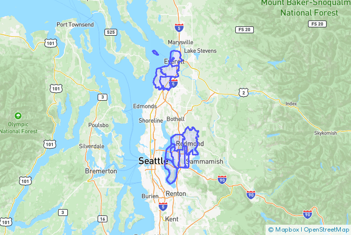 Service Area Map