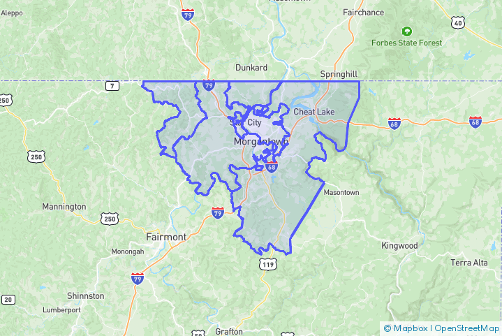 Service Area Map