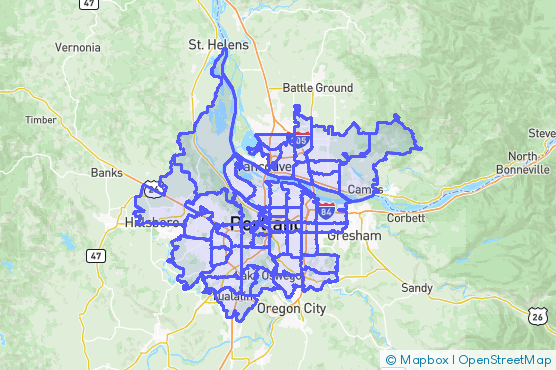 Service Area Map
