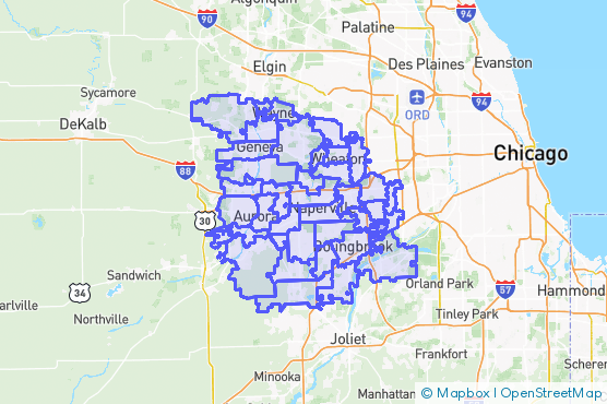 Service Area Map