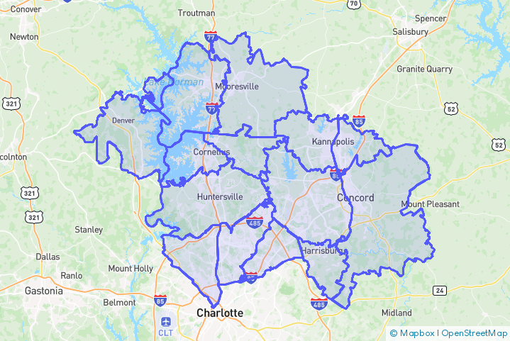 Service Area Map