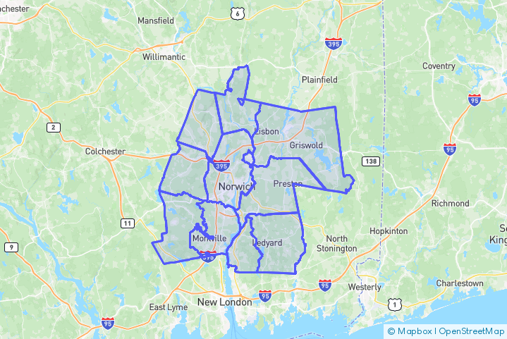 Service Area Map