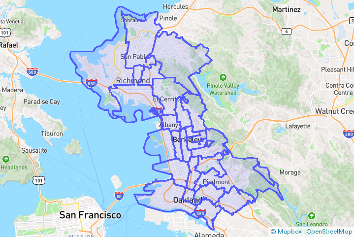 Service Area Map