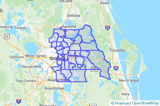 Service Area Map