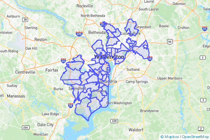 Service Area Map