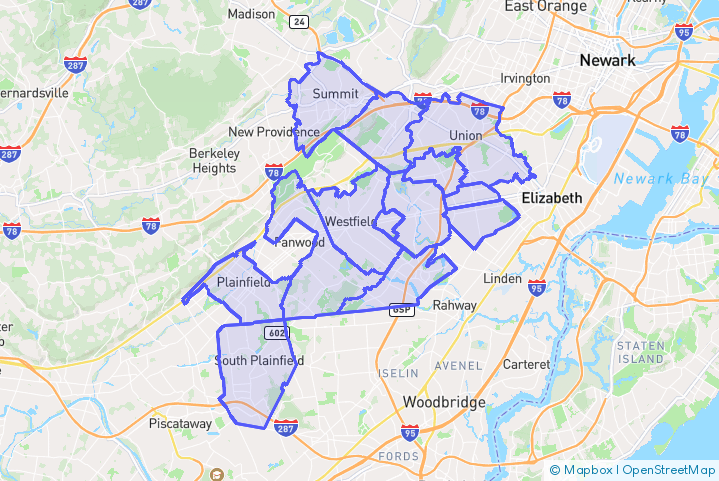 Service Area Map