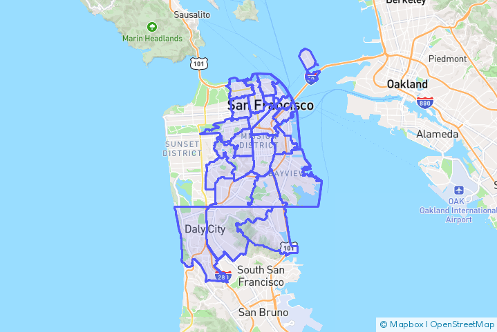 Service Area Map