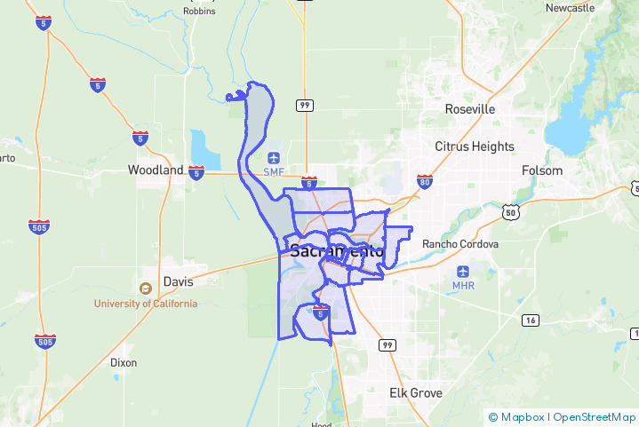 Service Area Map